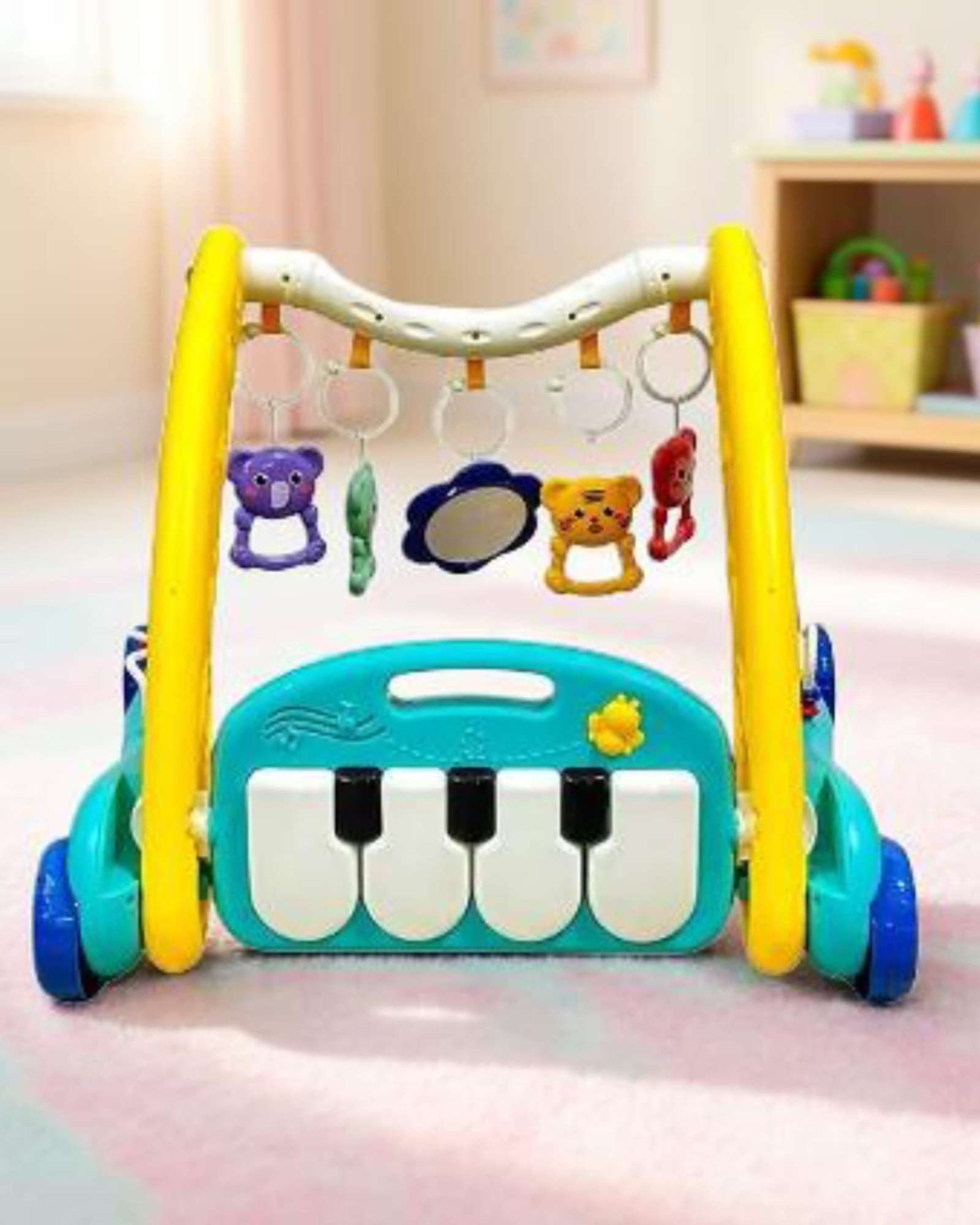 ANDADOR AJUSTABLE CON GIMNASIO MUSICAL PARA BEBES - 2