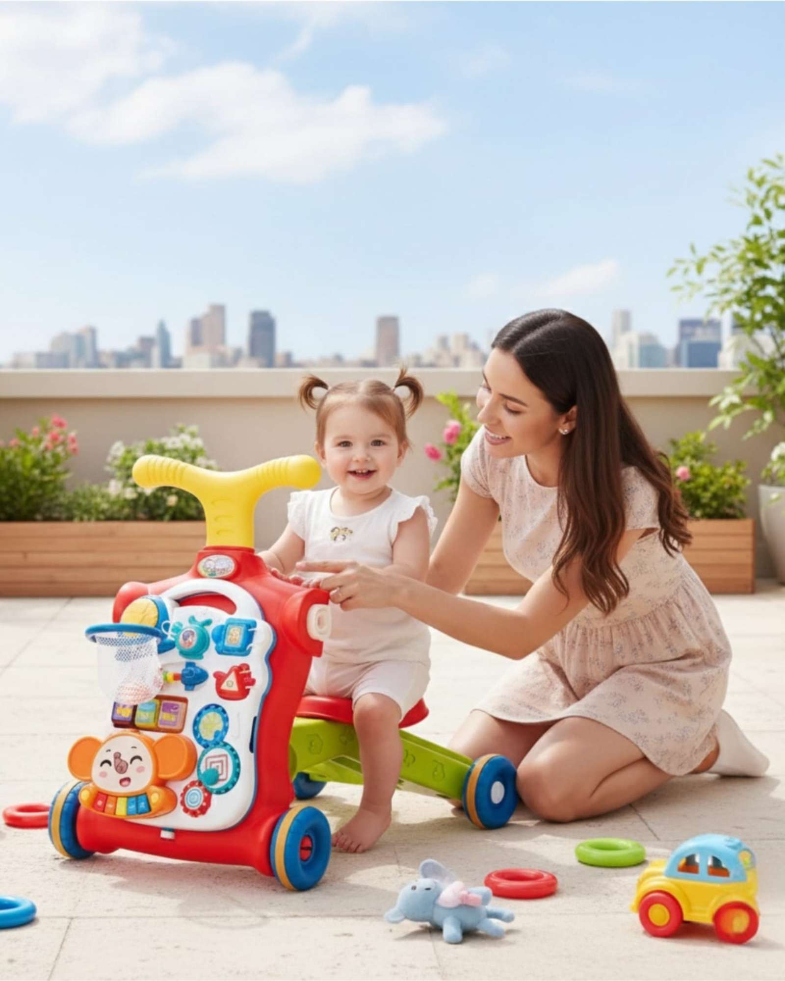 CAMINADOR MODELO SCOOTER MUSICAL MULTIFUNCIONAL 5 EN 1 - 7