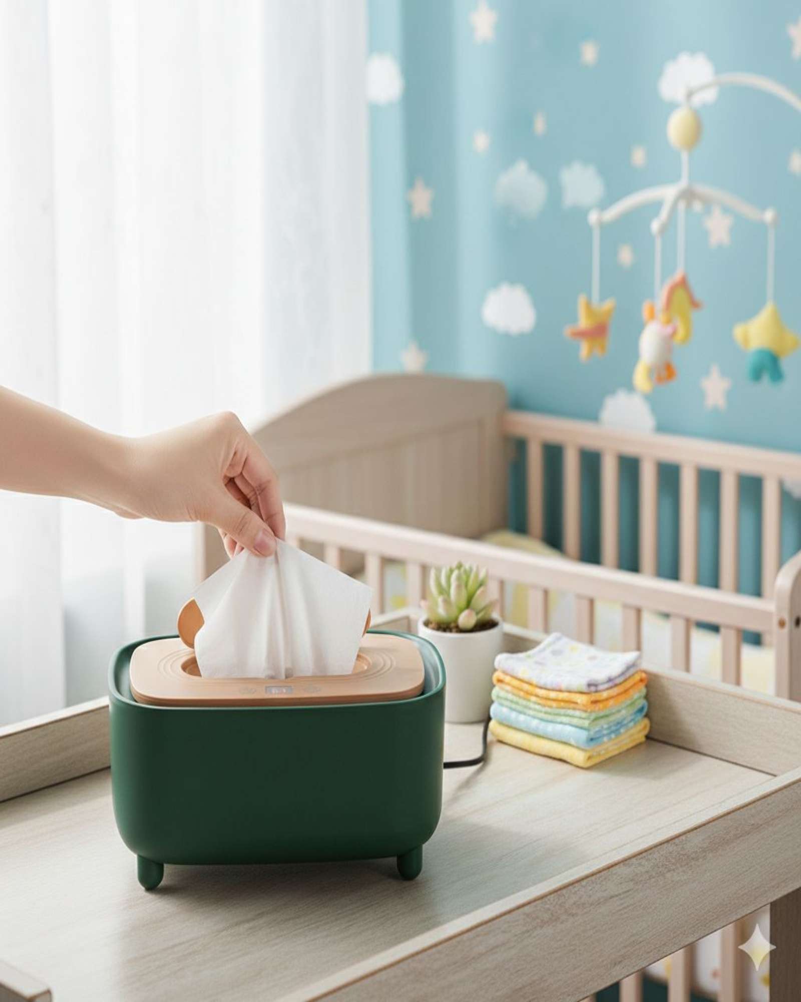 CALENTADOR DE TOALLITAS HUMEDAS PARA BEBE  CON USB - 1