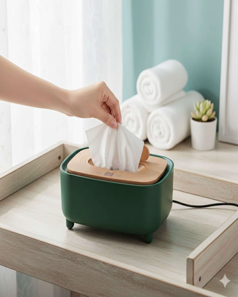 CALENTADOR DE TOALLITAS HUMEDAS PARA BEBE  CON USB - 2