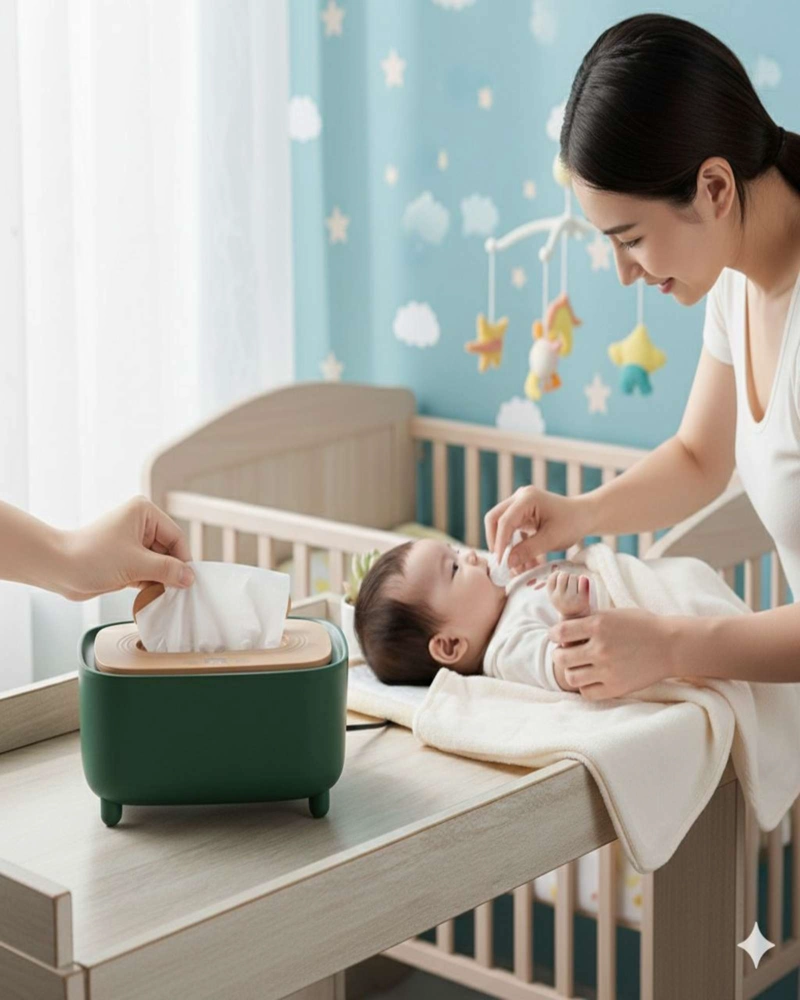 CALENTADOR DE TOALLITAS HUMEDAS PARA BEBE  CON USB - 3