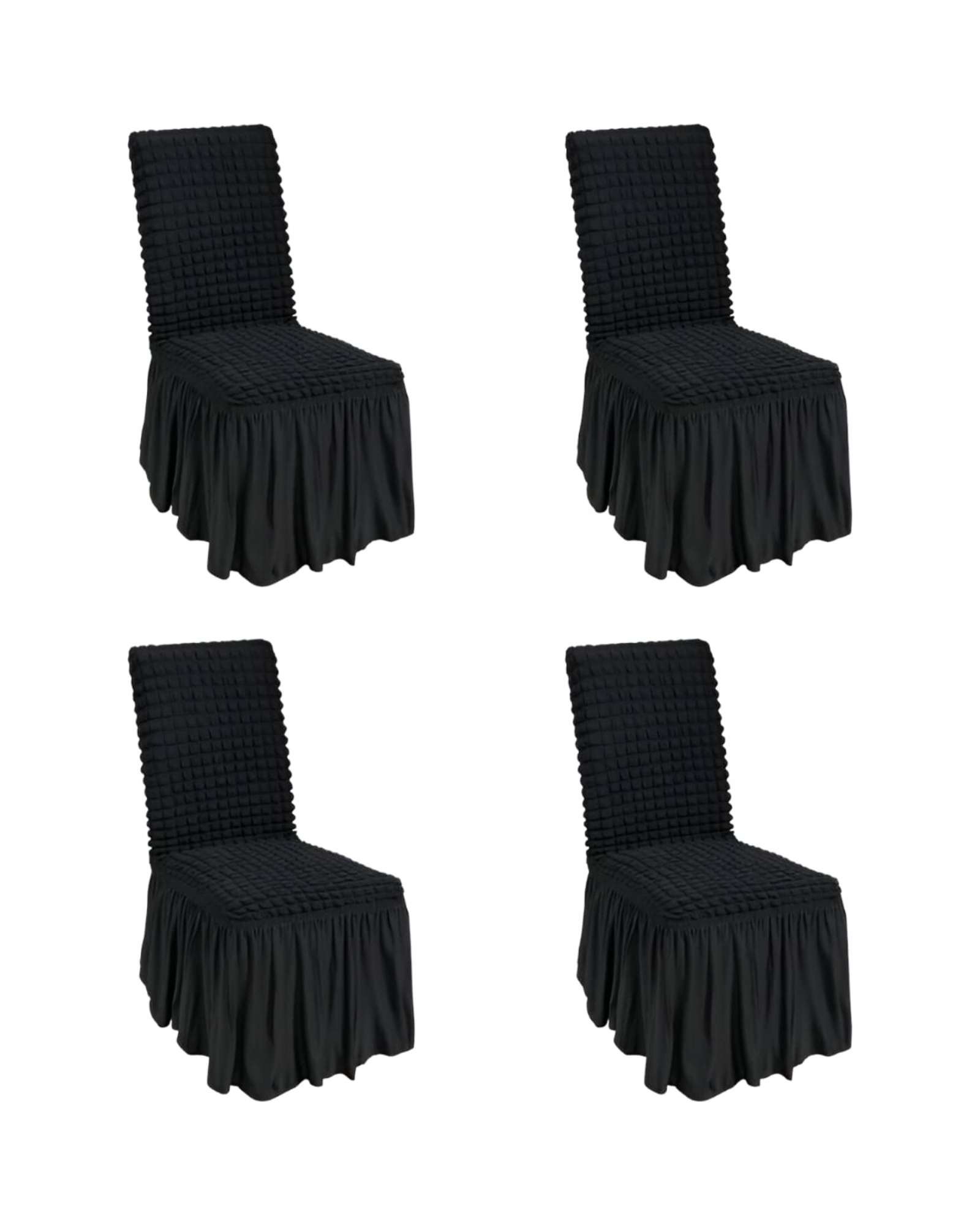 SET DE 6 FUNDAS  DE SILLAS 100% TURKAS - 1