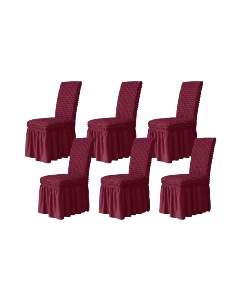 SET DE 6 FUNDAS  DE SILLAS 100% TURKAS - 3