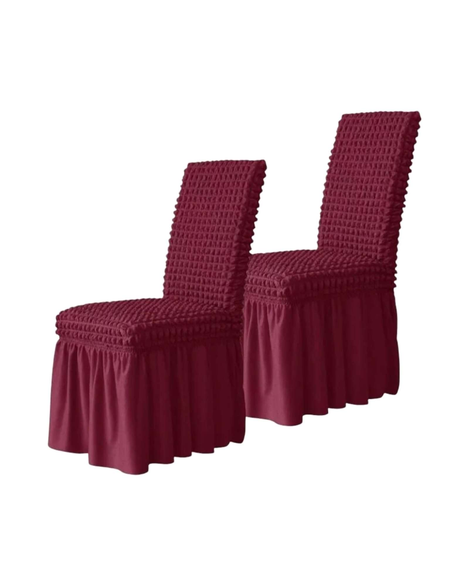 SET DE 6 FUNDAS  DE SILLAS 100% TURKAS - 4