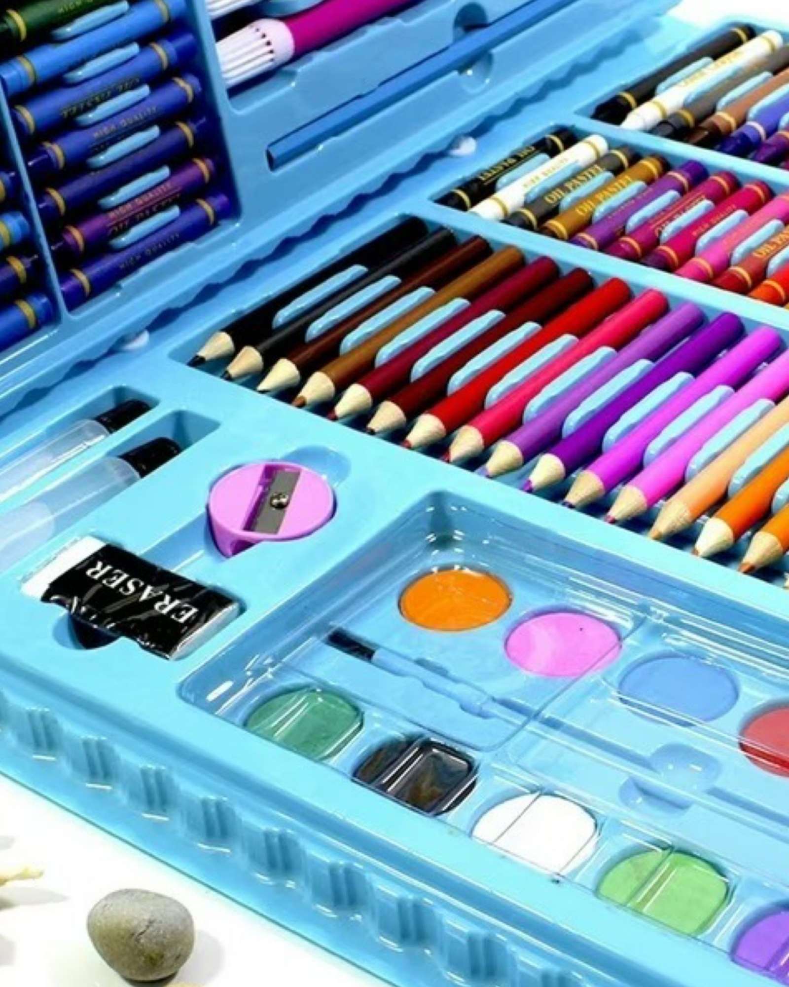 MALETIN DE ARTE INFANTIL TODO EN UNO 168 PIEZAS ESENCIALES - 2