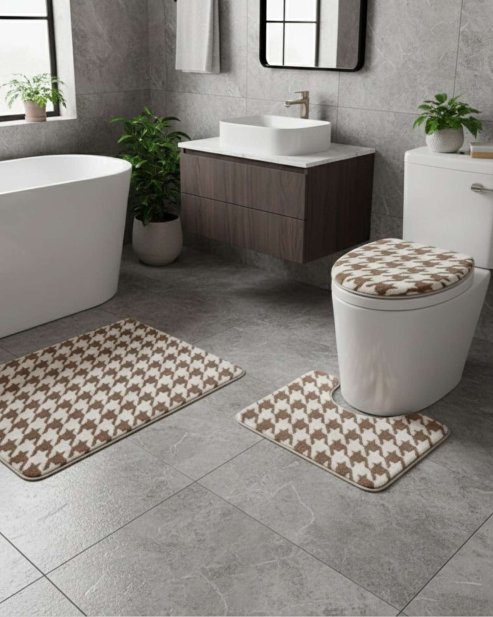 SET DE BAÑO 3 PIEZAS SUAVES Y ABSORBENTES - 2
