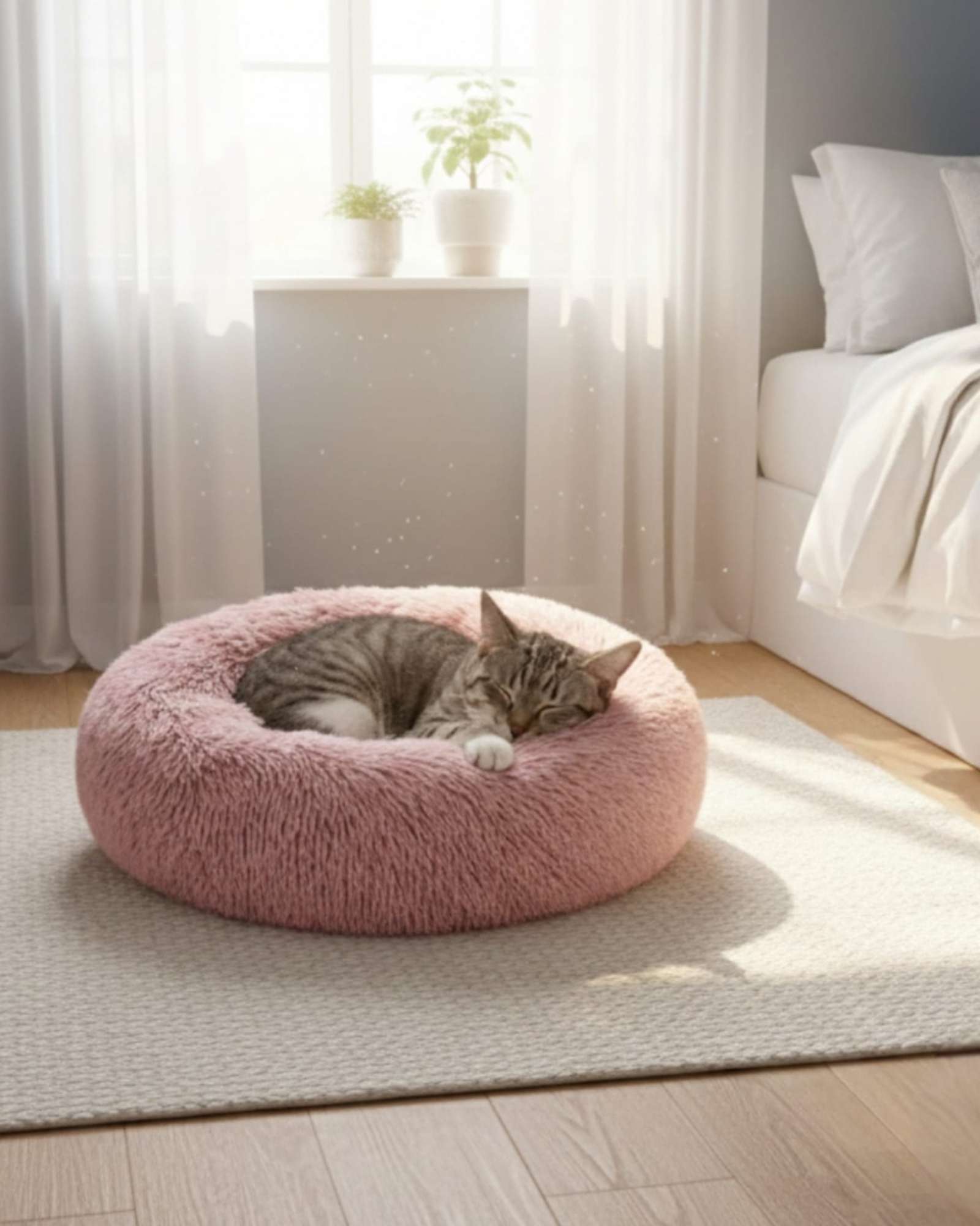 CAMA ACOLCHADA DE ALTA DENSIDAD PARA TUS MASCOTAS 80 CM - 1