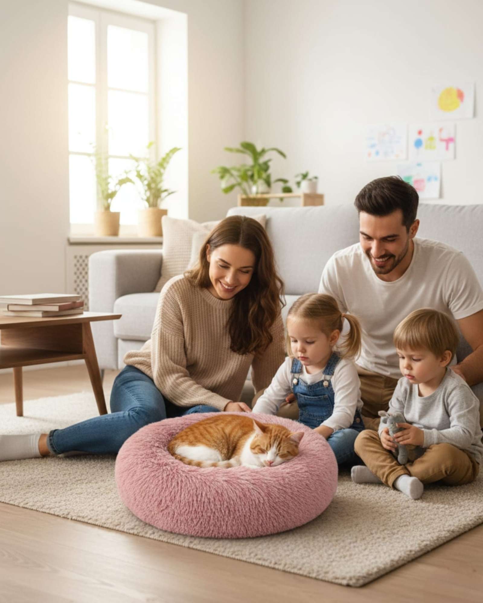 CAMA ACOLCHADA DE ALTA DENSIDAD PARA TUS MASCOTAS 80 CM - 6