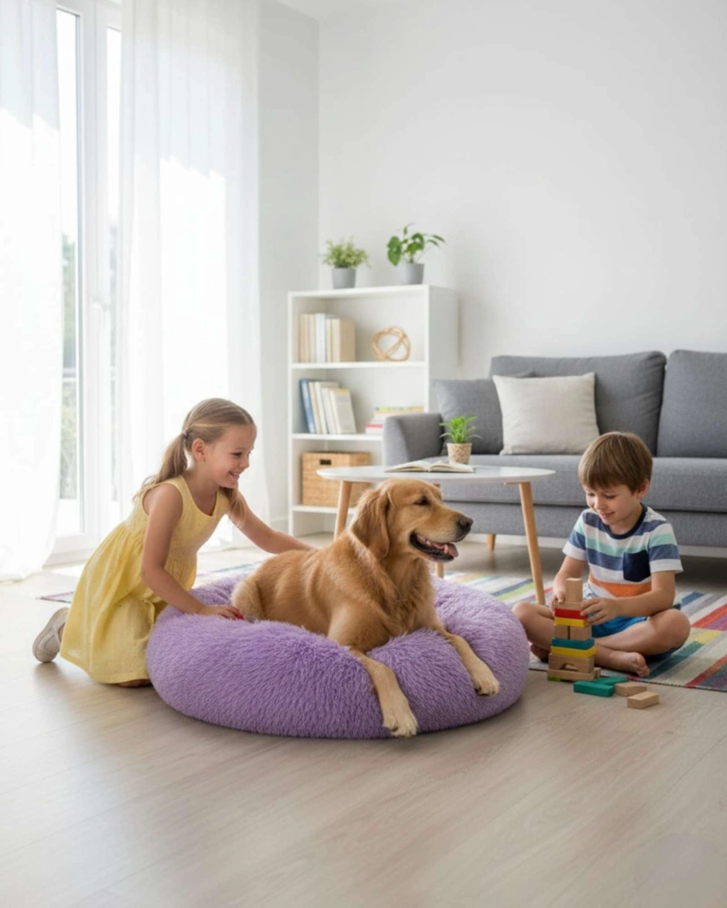 CAMA ACOLCHADA DE ALTA DENSIDAD PARA TUS MASCOTAS 70 CM - 5