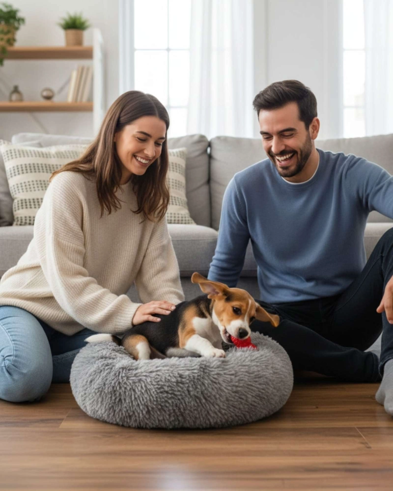 CAMA ACOLCHADA DE ALTA DENSIDAD PARA TUS MASCOTAS 70 CM - 4