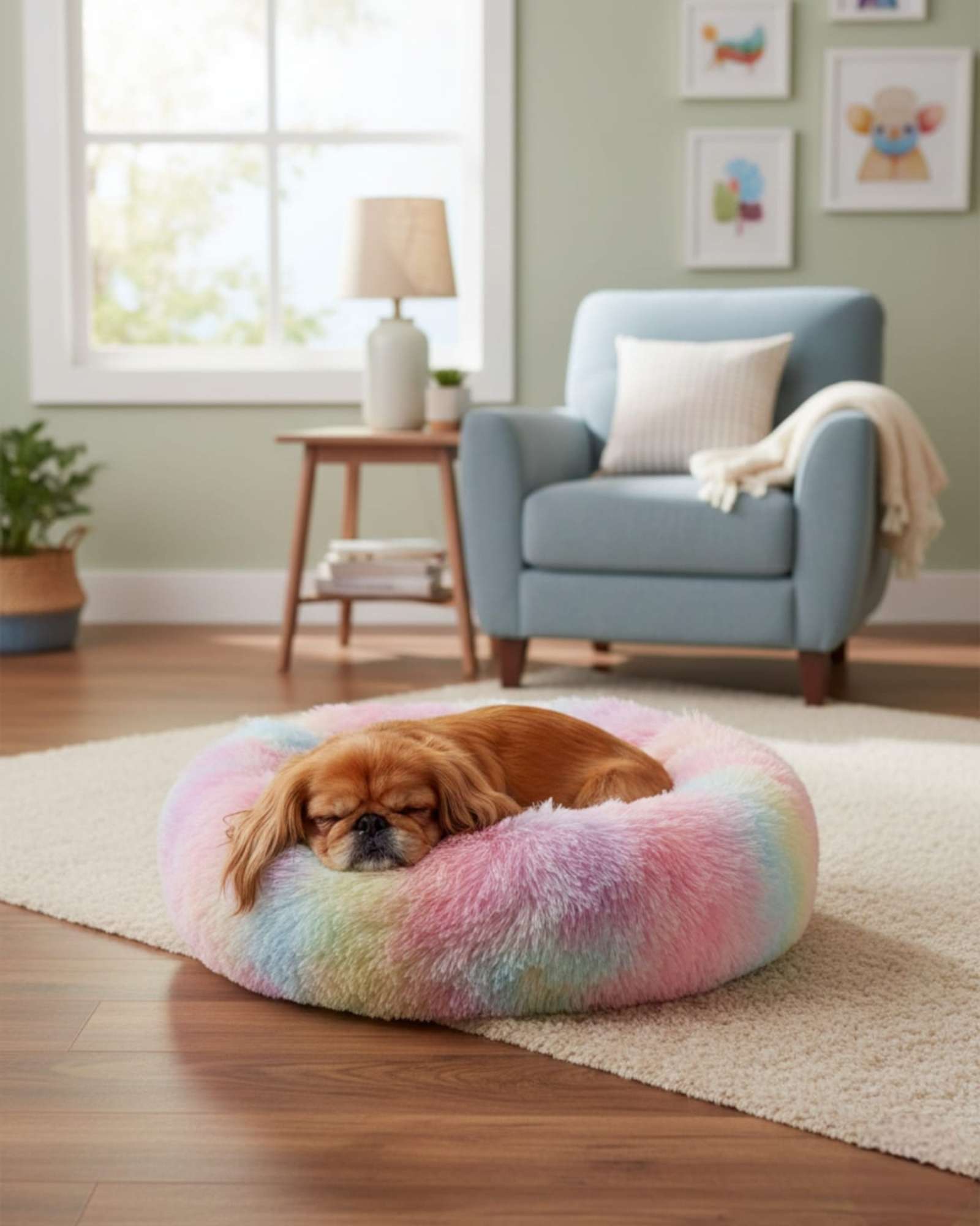 CAMA ACOLCHADA DE ALTA DENSIDAD PARA TUS MASCOTAS 80 CM - 2