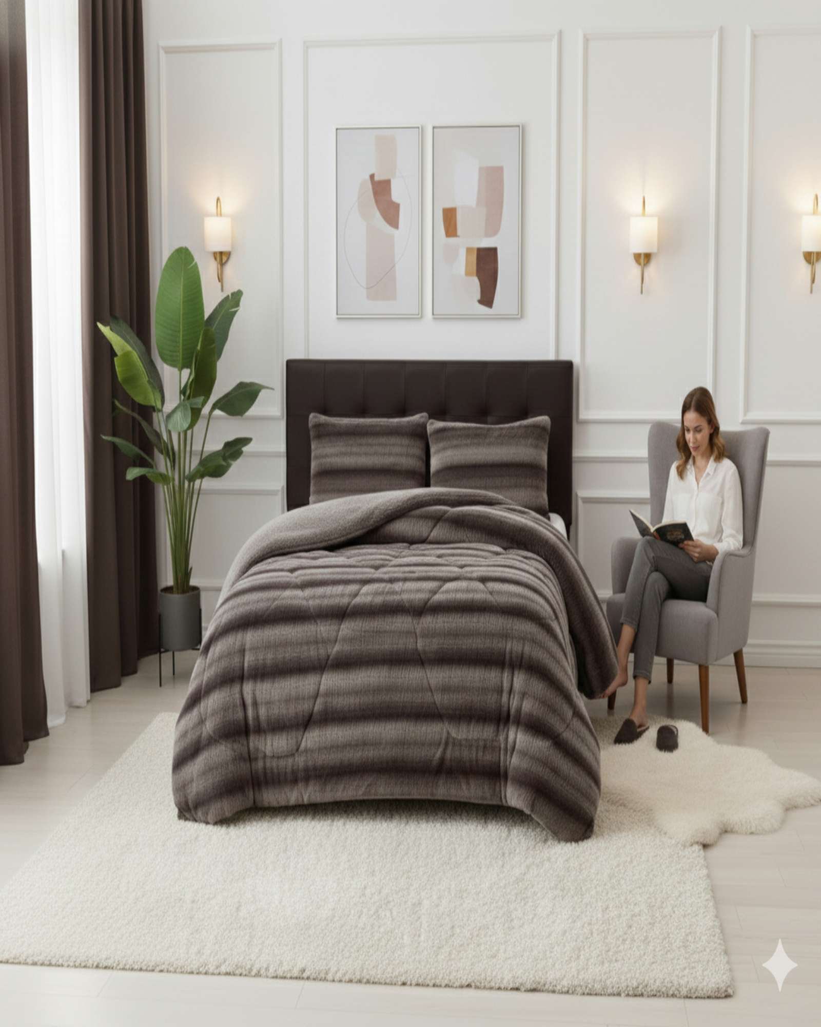 CUBRECAMA2 PLAZAS INVIERNO SOFT TOUCH PREMIUM CHIPORRO - 1