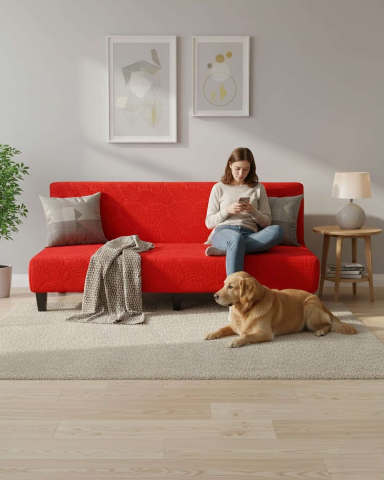 PROTECTOR DE FUTON DE RELIEVE ESCULPIDO RESISTE Y DURADERA - 1