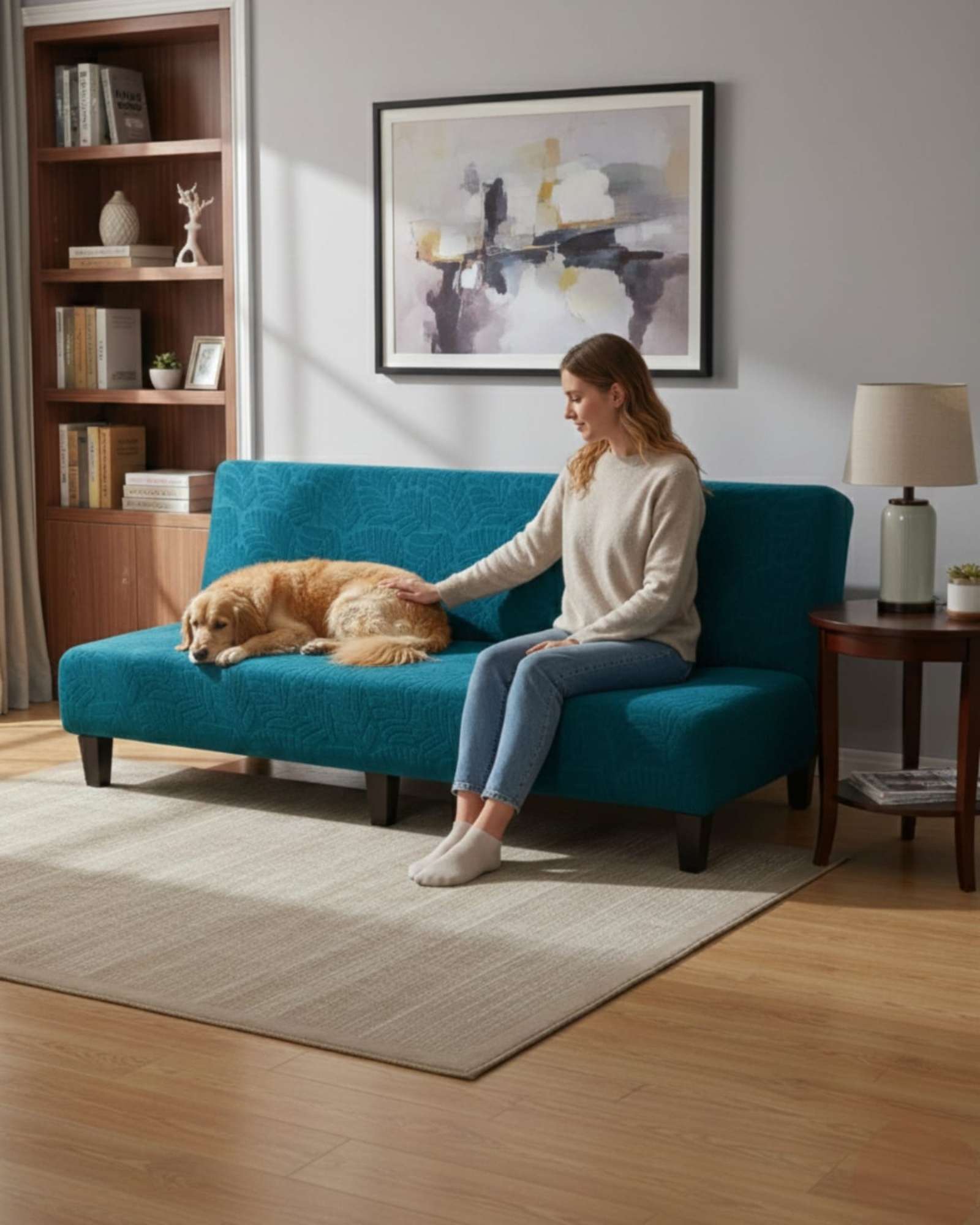 PROTECTOR DE FUTON DE RELIEVE ESCULPIDO RESISTE Y DURADERA - 4
