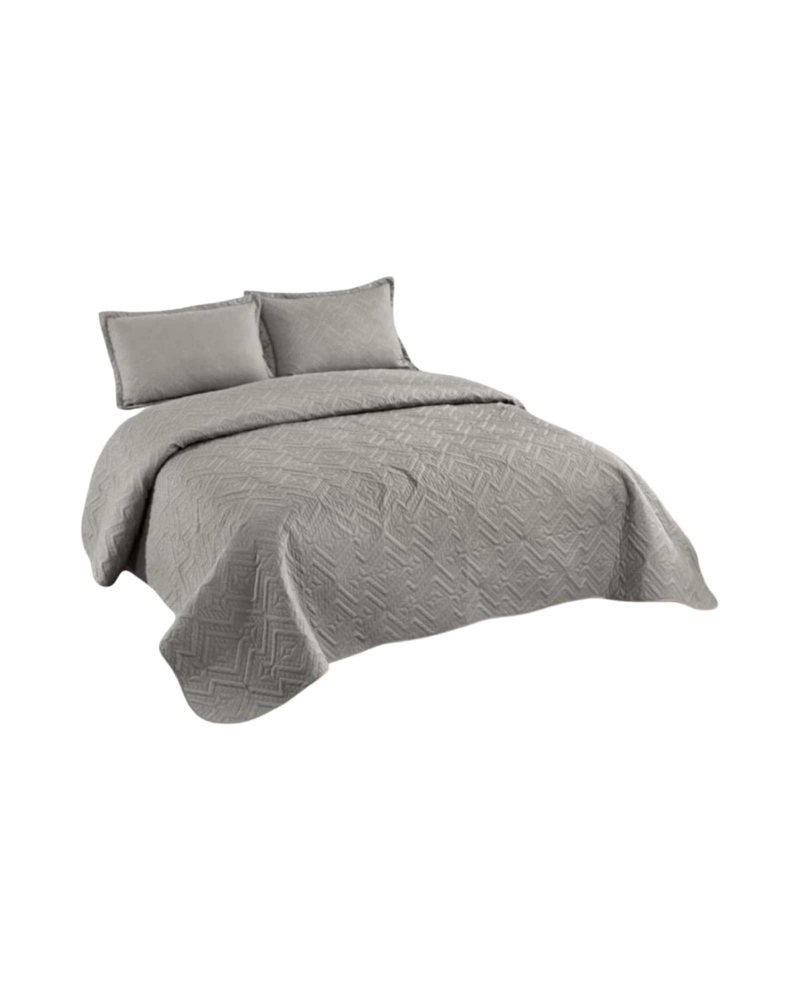 QUILT DE VERANO TRANSPIRABLE, LIGERO Y ELEGANTE KING - 3