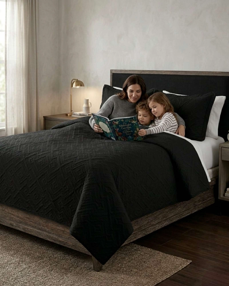 QUILT DE VERANO TRANSPIRABLE, LIGERO Y ELEGANTE 2 PLAZAS - 5