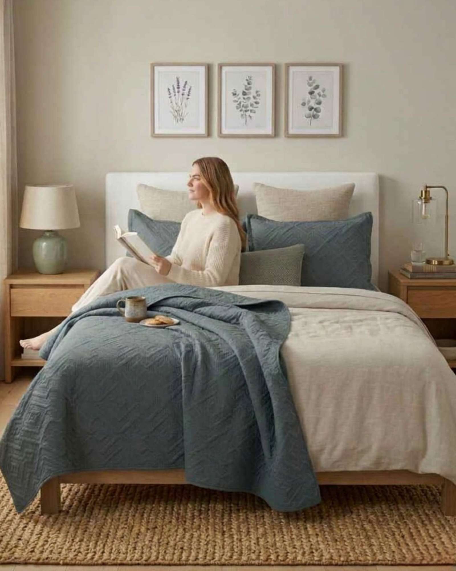 QUILT DE VERANO TRANSPIRABLE, LIGERO Y ELEGANTE PLAZA Y MEDIA - 5