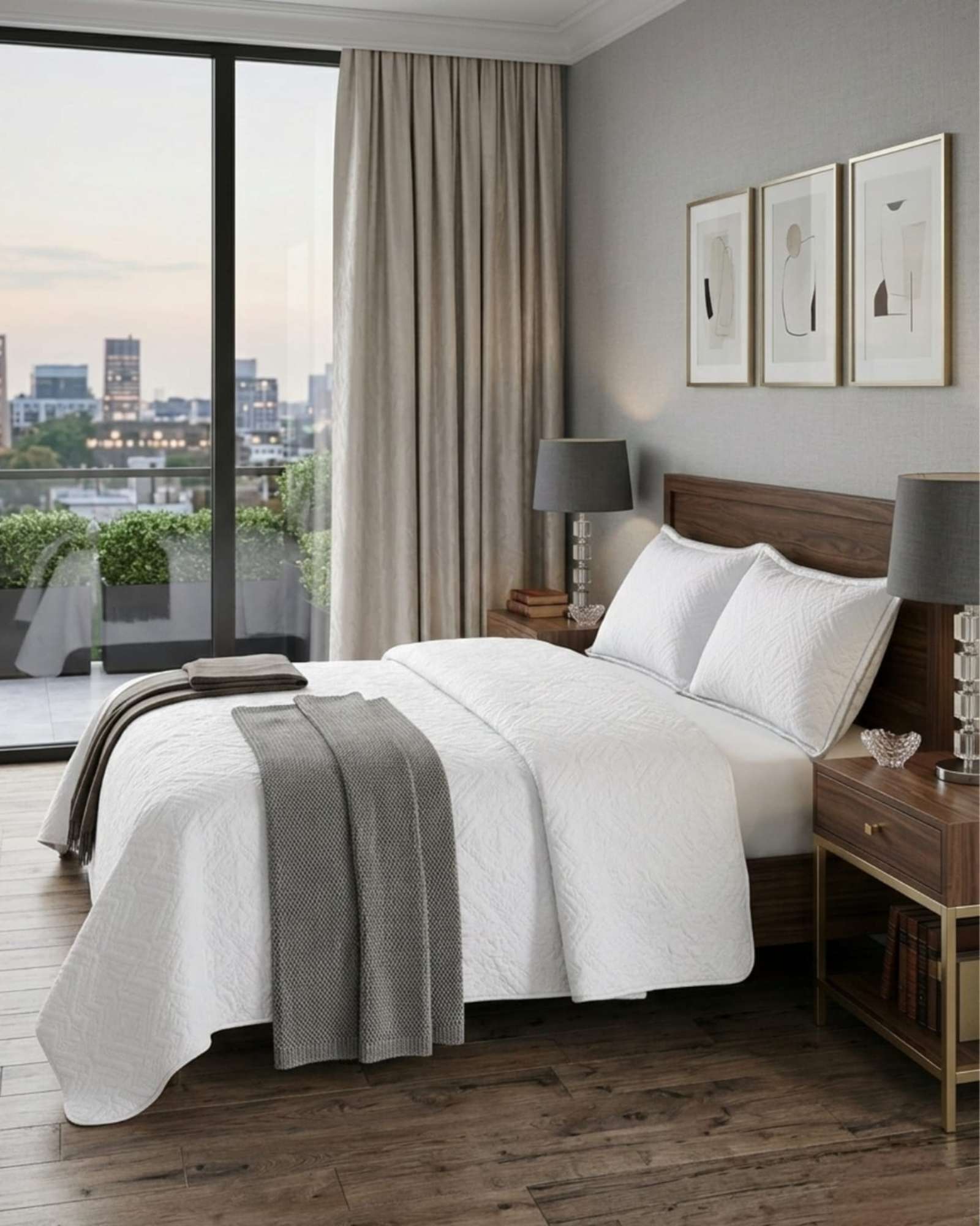 QUILT DE VERANO TRANSPIRABLE, LIGERO Y ELEGANTE 2 PLAZAS - 6