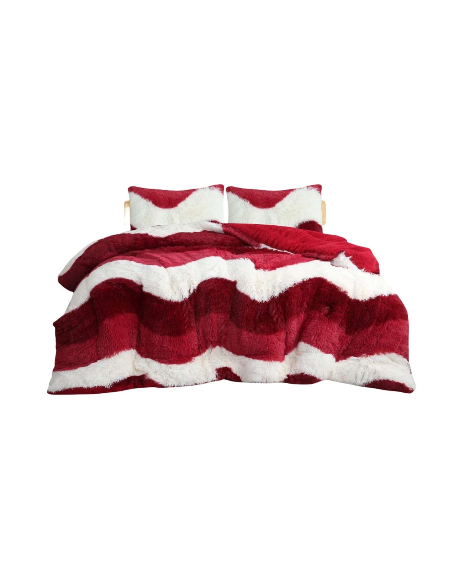 CUBRECAMA 'OLAS DE PELUCHE' CON CHIPORRO 2 PLAZAS - 3