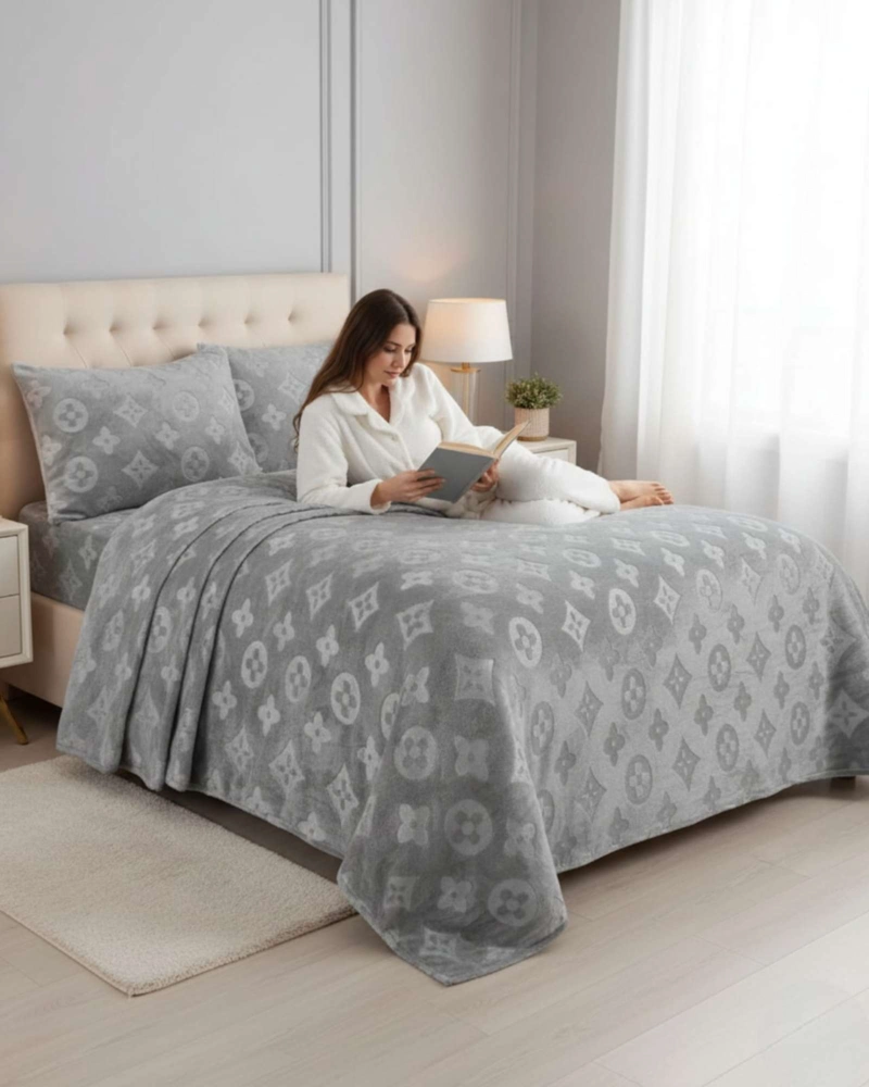 SABANAS POLAR PLUSH KING TERMICAS INVIERNO ULTRA SUAVE - 2