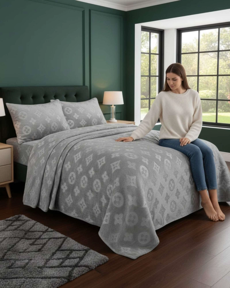 SABANAS POLAR PLUSH KING TERMICAS INVIERNO ULTRA SUAVE - 3