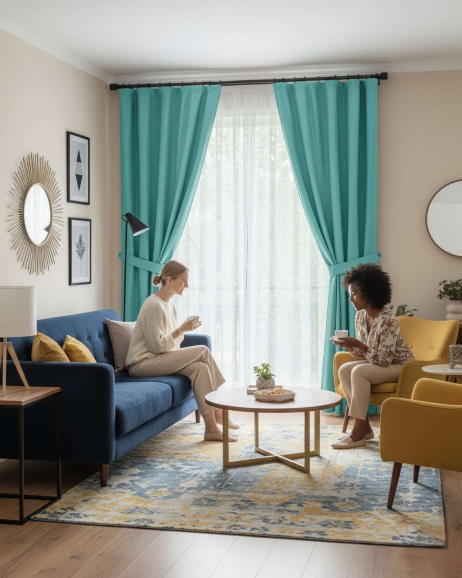 JUEGO DE CORTINAS BLACKOUT PREMIUM ENGOMADAS - 4
