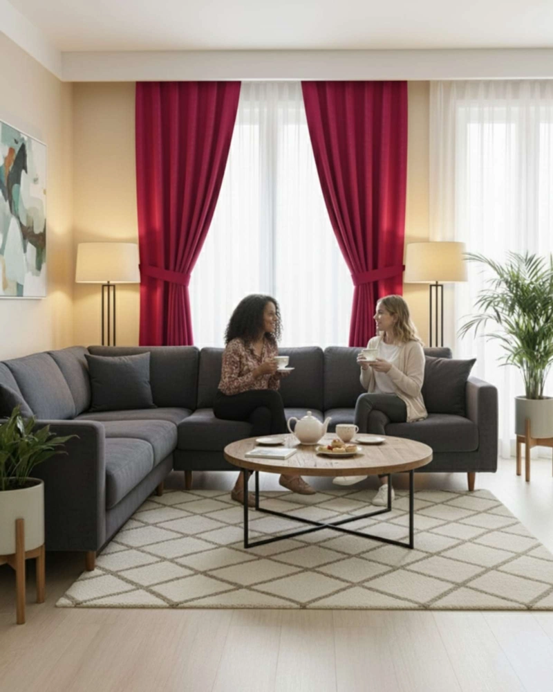 JUEGO DE CORTINAS BLACKOUT PREMIUM ENGOMADAS - 2