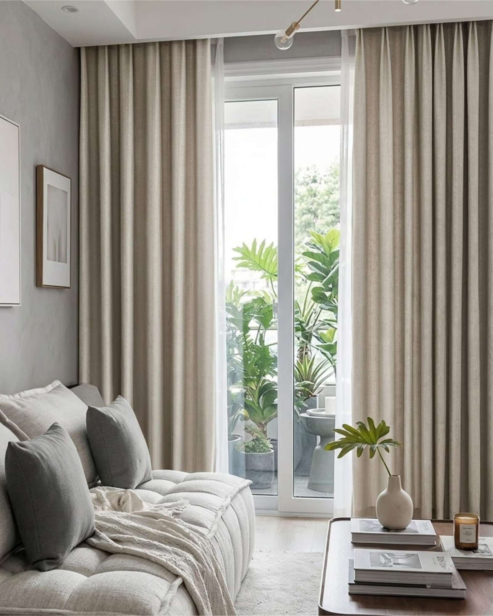 JUEGO DE CORTINAS BLACKOUT PREMIUM ENGOMADAS - 2
