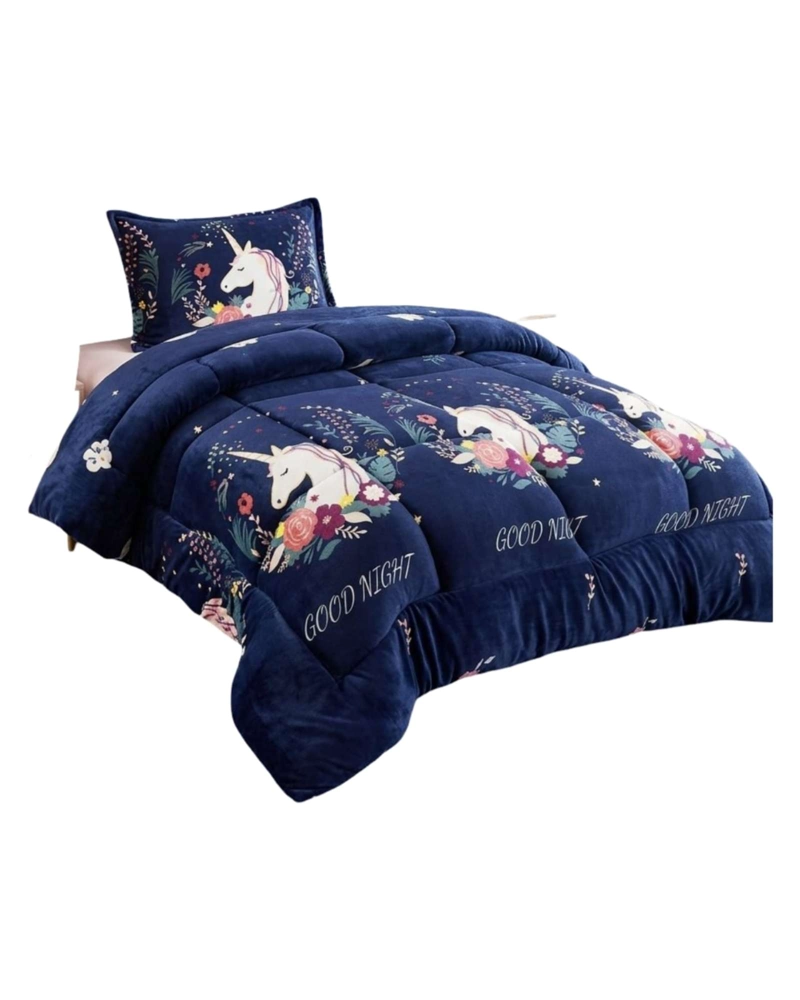 COBERTOR DE INVIERNO PLUSH CHIPORRO ULTRA SUAVE PLAZA Y MEDIA - 6
