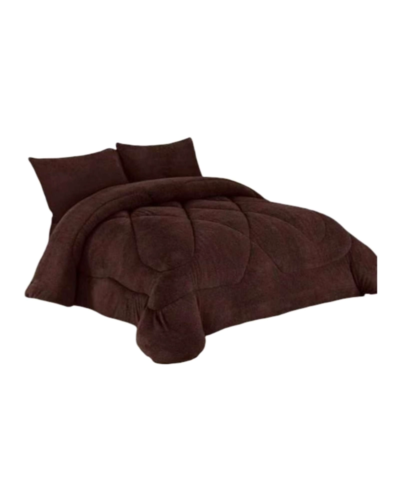 COBERTOR DE INVIERNO PLUSH CHIPORRO ULTRA SUAVE PLAZA Y MEDIA - 6