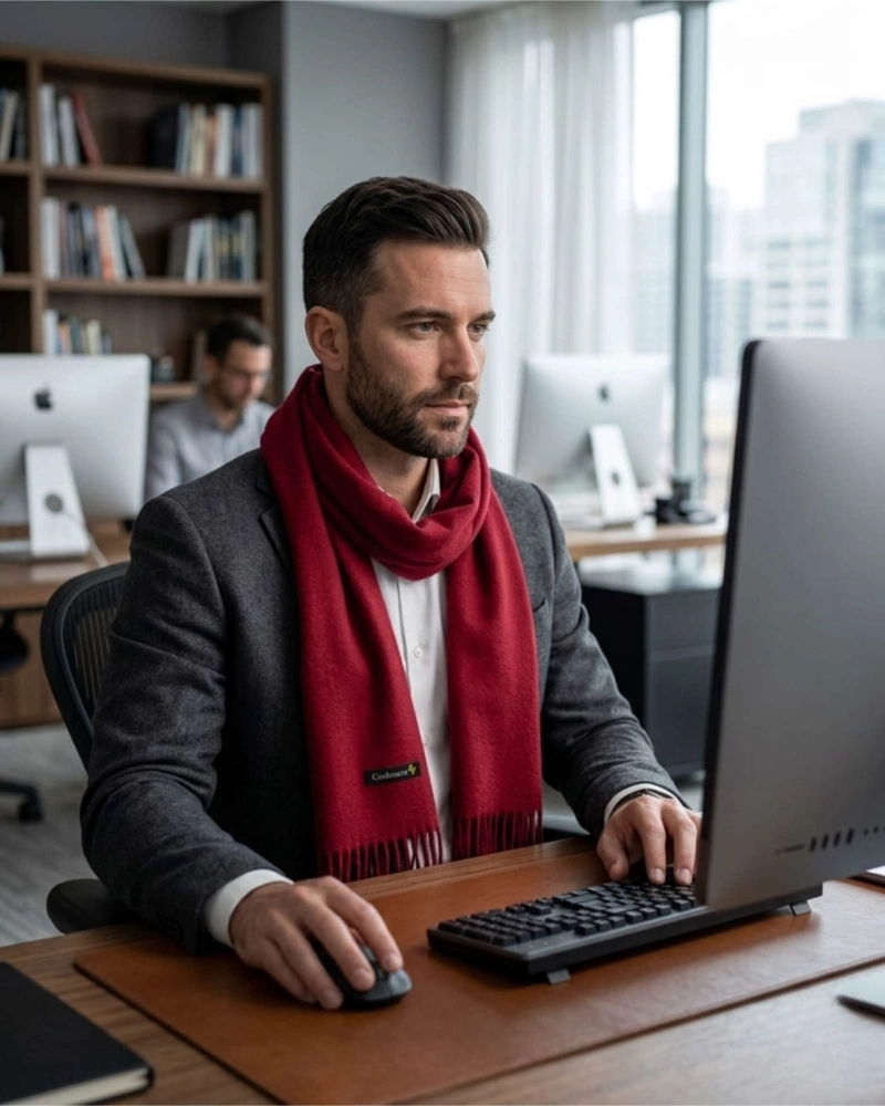BUFANDA CASHMERE PREMIUM UNISEX VARIOS COLORES - 2