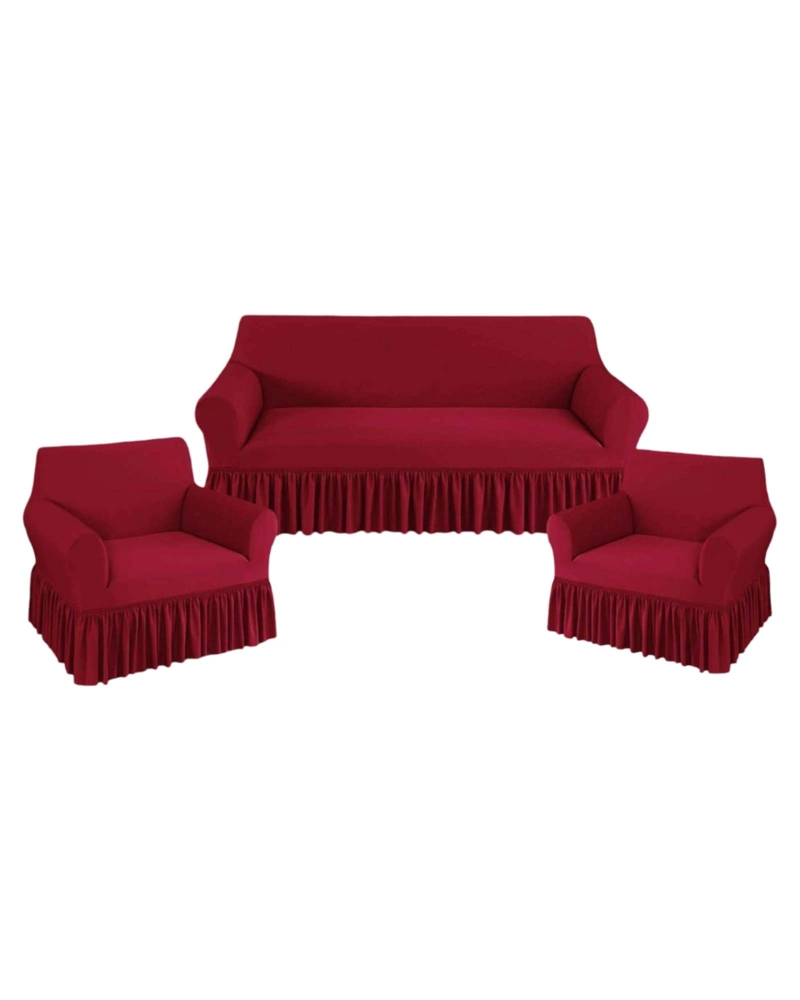 JUEGO DE FUNDAS PARA SILLON ELASTICAS CON FAROLAO 3+1+1 - 6