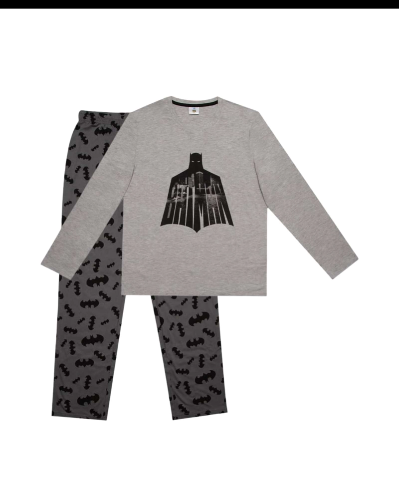 PIJAMA HOMBRE BATMAN MICROPOLAR TE RMICO INVIERNO TALLA M B3 - 5