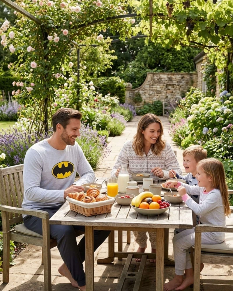 PIJAMA HOMBRE BATMAN MICROPOLAR TE RMICO INVIERNO TALLA M B4 - 5