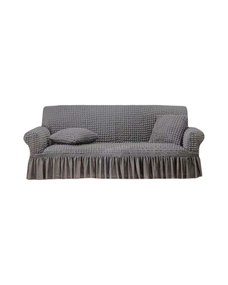 PROTECTOR DE SILLON TURCO 2 CUERPOS DISEÑO ELEGANTE - 6