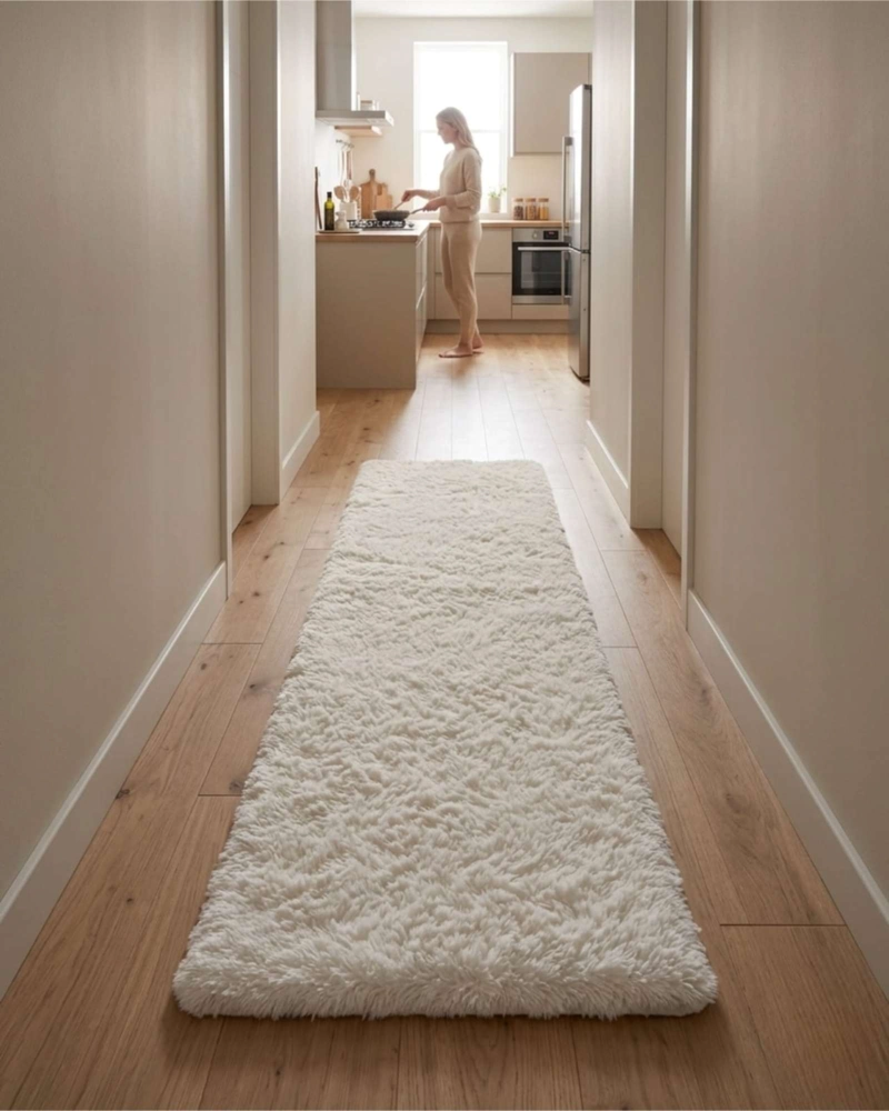 ALFOMBRA PASILLERA SHAGGY 60X200 CM PELO LARGO SUAVE - 5