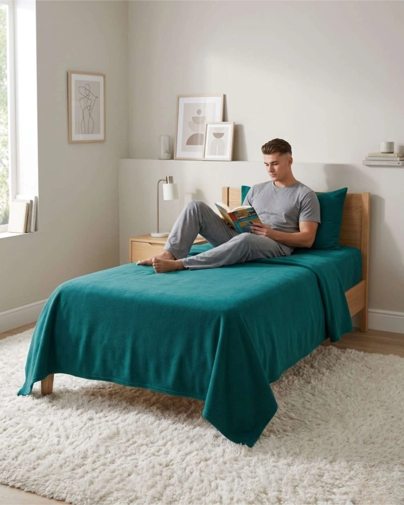 SABANAS TE RMICAS DE POLAR ESPONJOSA 1.5 PLAZAS TACTO SUAVE - 6