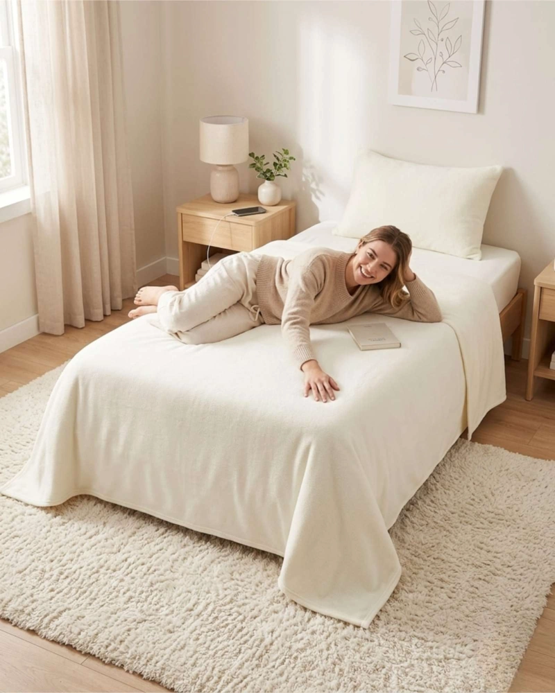SABANAS TE RMICAS DE POLAR ESPONJOSA 1.5 PLAZAS TACTO SUAVE - 2