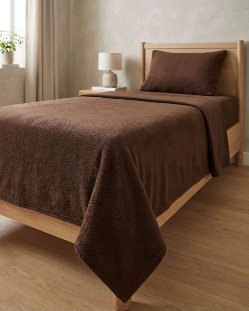 SABANAS TE RMICAS DE POLAR ESPONJOSA 1.5 PLAZAS TACTO SUAVE - 4