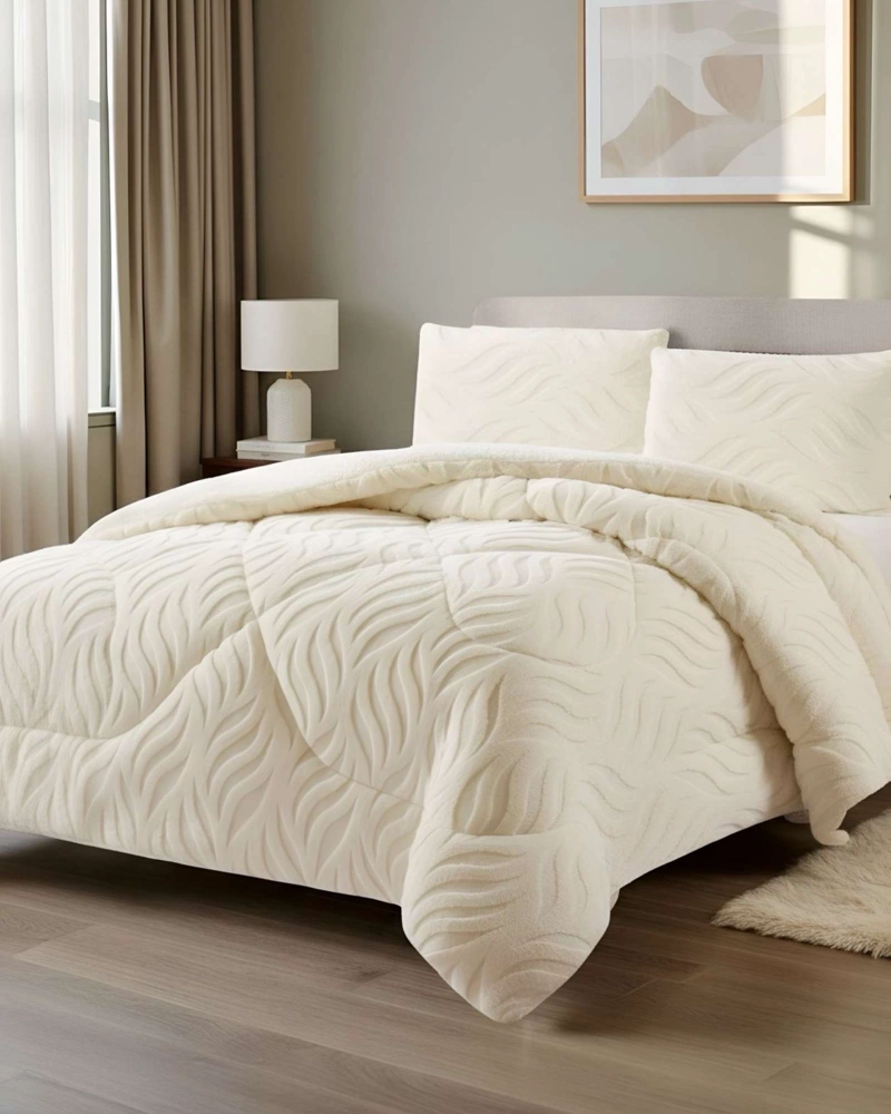 CUBRECAMA CHIPORRO DISEÑO RELIEVE ONDAS KING - 3