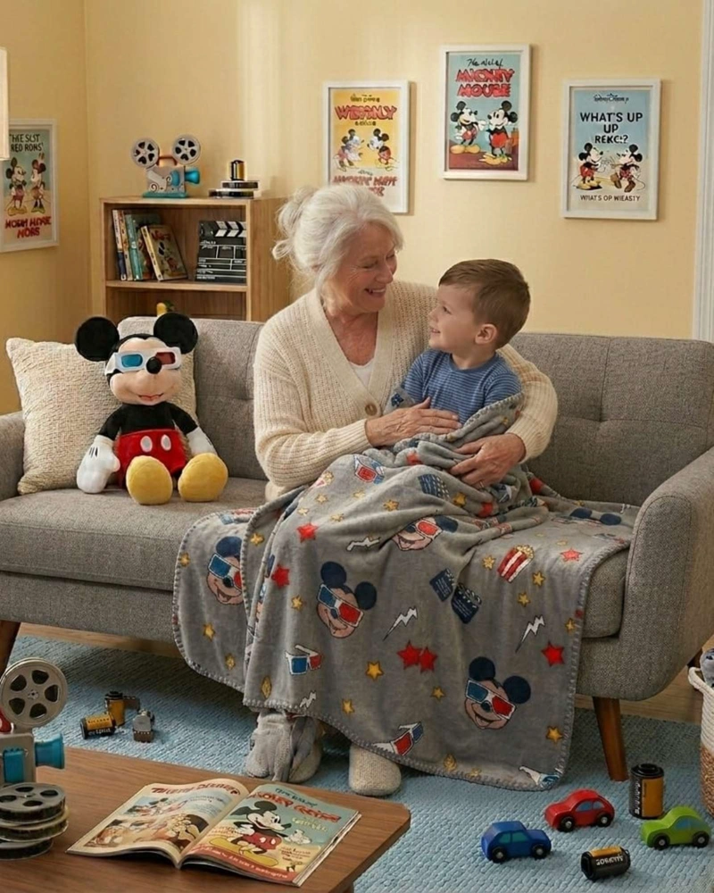 MANTA ESTAMPADA ULTRA SUAVE INFANTIL DE 127X152CM DE MICKEY MOUSE - 2