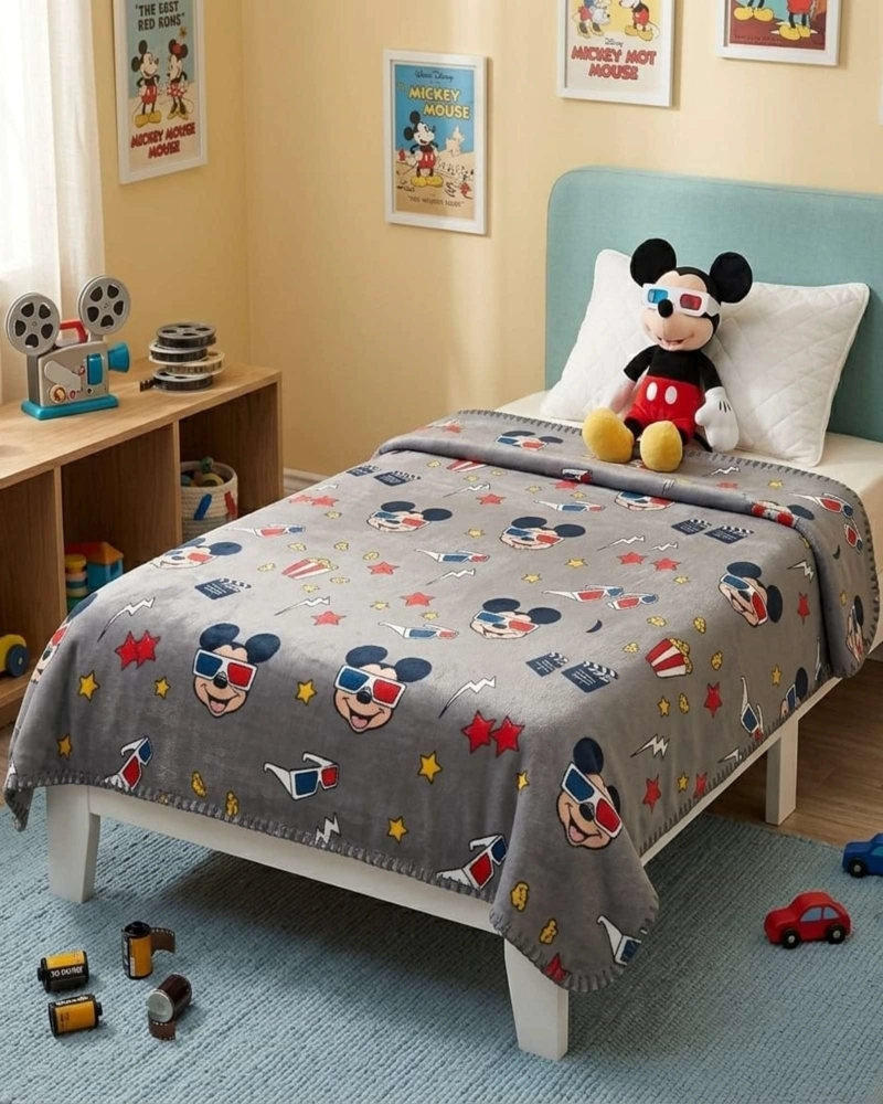 MANTA ESTAMPADA ULTRA SUAVE INFANTIL DE 127X152CM DE MICKEY MOUSE - 4