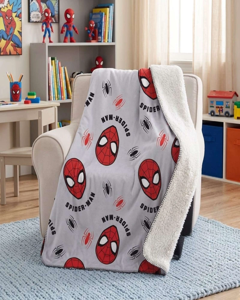 MANTA POLAR CON REVERSO SHERPA 127 X 152 CM DISEÑO ESTAMPADO - 2