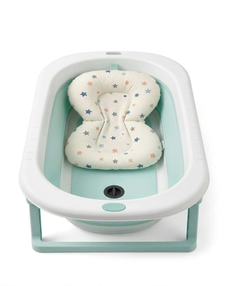 BAÑERA PLEGABLE PREMIUM TERMOMETRO DIGITAL + COJIN ERGONOMICO ANTIDESLIZANTE - 3