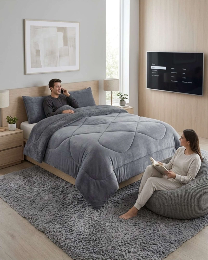 CUBRECAMAS PLUSH CON CHIPORRO PREMIUM 2 PLAZAS - 4
