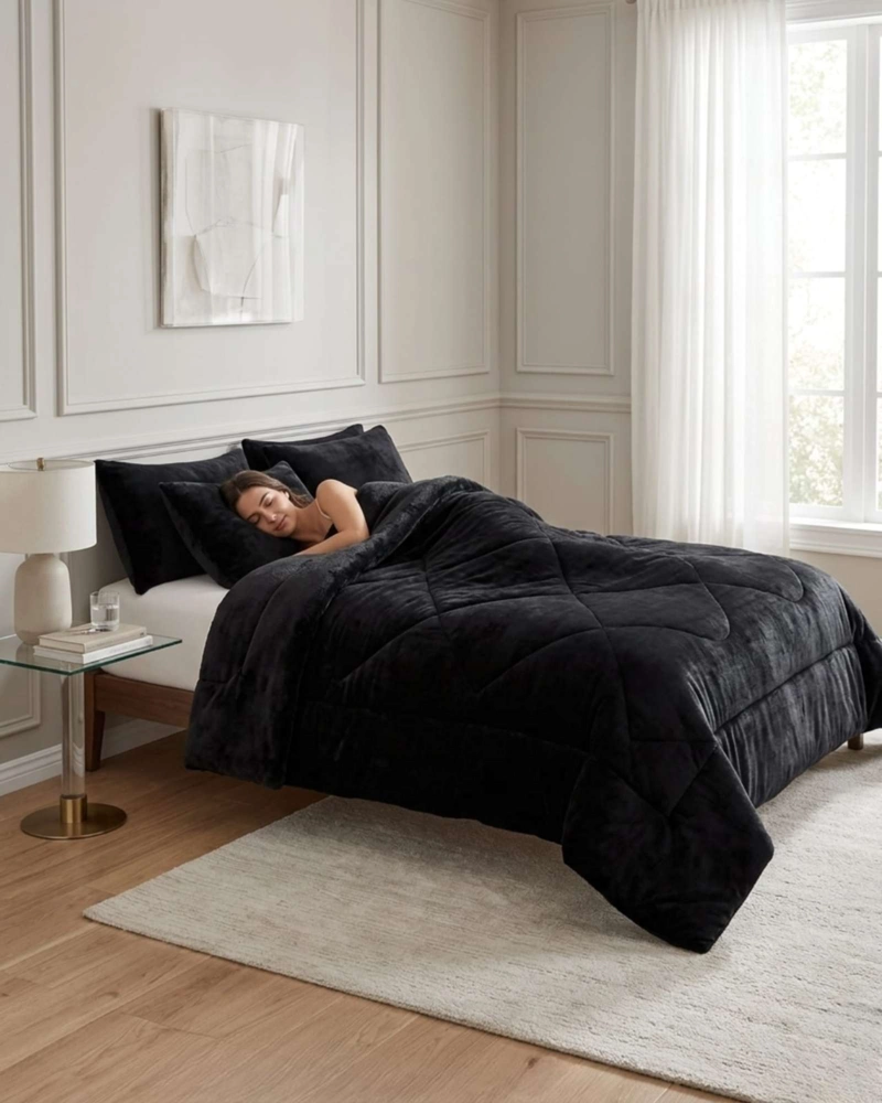 CUBRECAMAS PLUSH CON CHIPORRO PREMIUM 2 PLAZAS - 1
