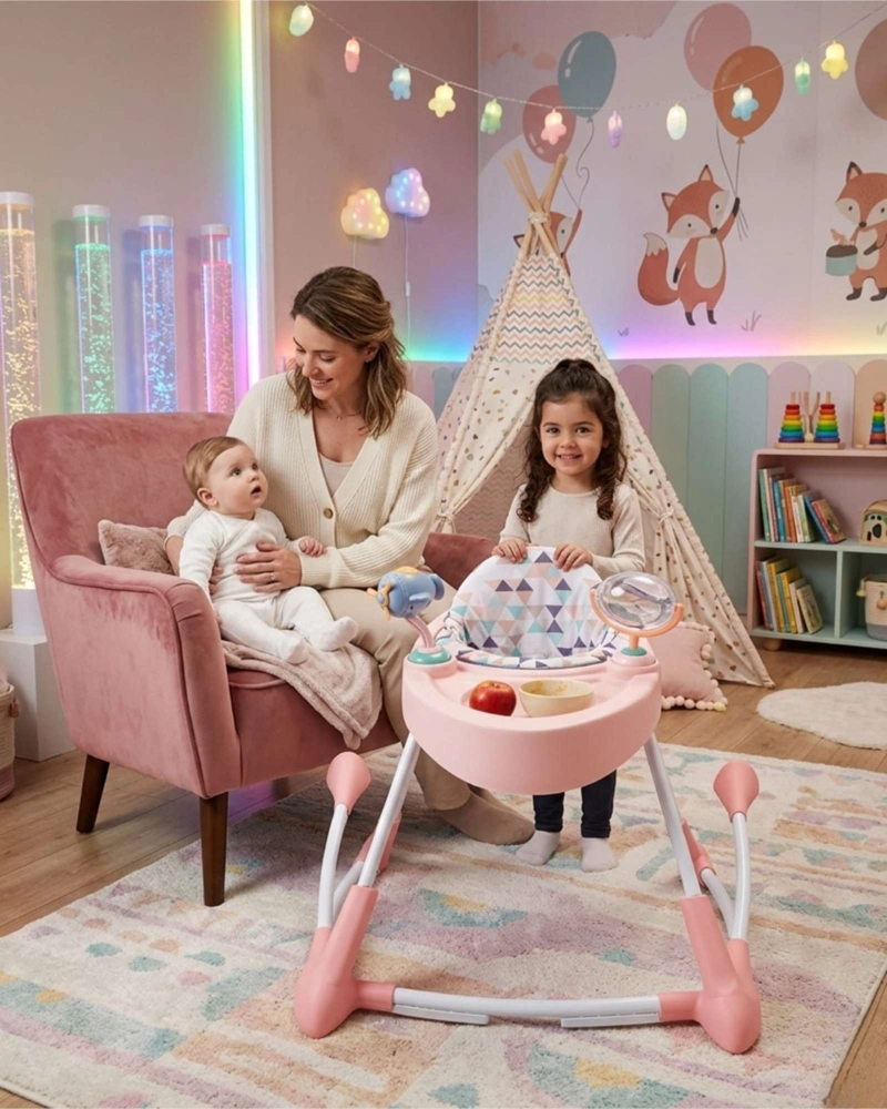 ANDADOR CAMINADORA DE BEBE  MULTIFUNCIONAL ANTICAIDA - 2