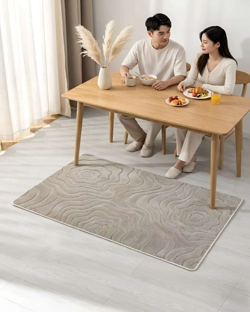 ALFOMBRA LIVING Y DORMITORIO DECORACION PARA HOGAR MINIMALISTA - 1