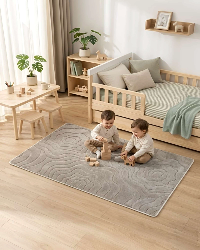 ALFOMBRA LIVING Y DORMITORIO DECORACION PARA HOGAR MINIMALISTA - 3