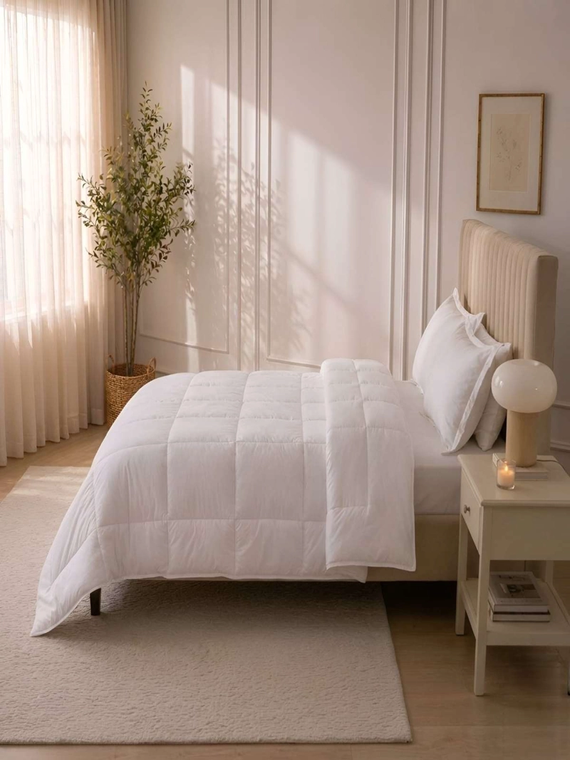 CUBRECAMA QUILT KING DELGADO RESISTENTE A ARRUGAS - 4